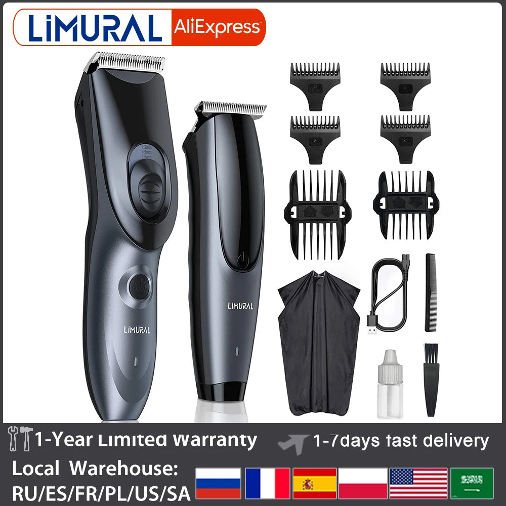 Limural Rechargeable Professional Hair Clipper Trimmer