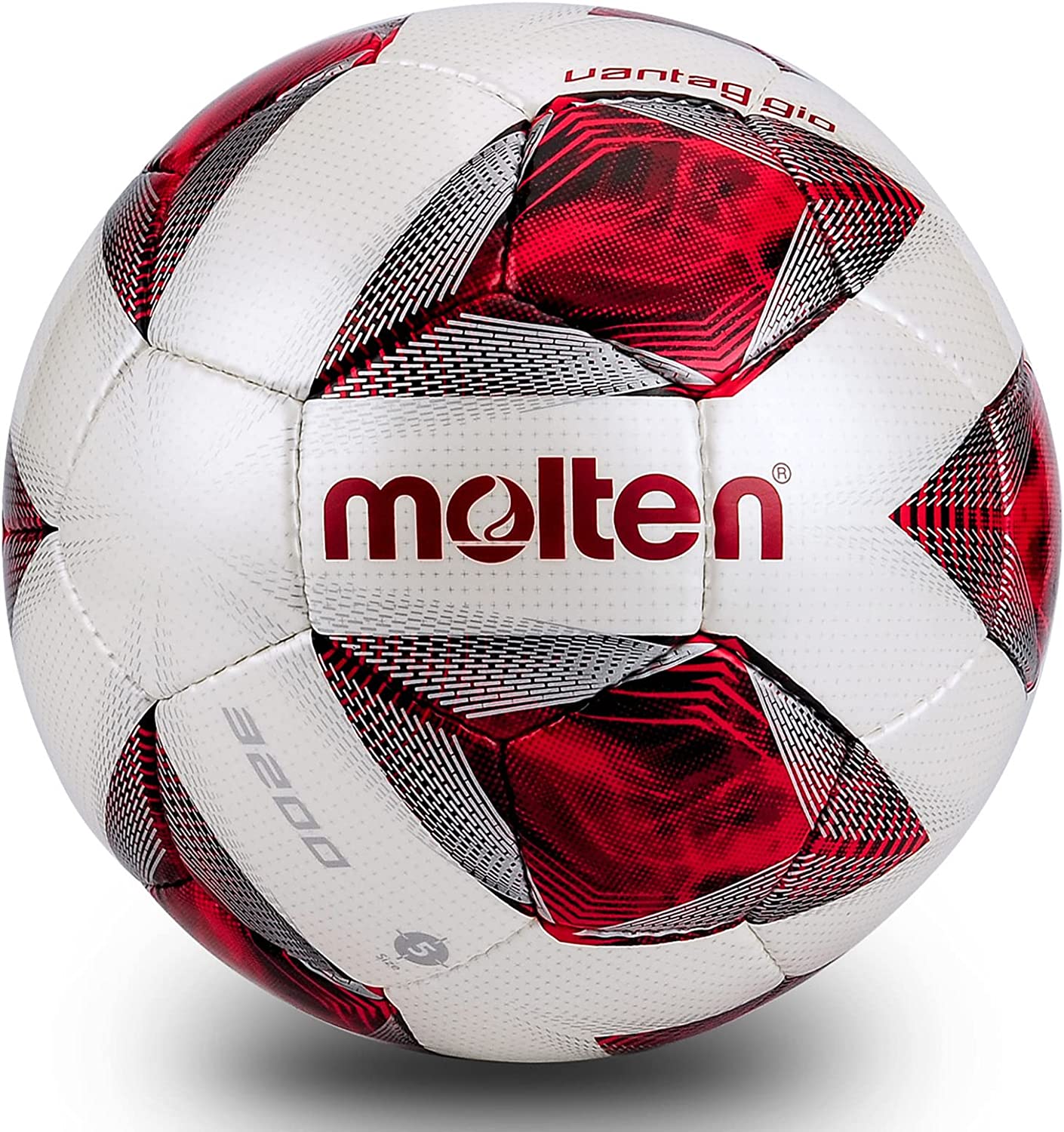 Molten Football Superior Function and Design Ultimate Ball Visibility, for Adults & Kids, Indoor Outdoor SIZE 5 Quality Football