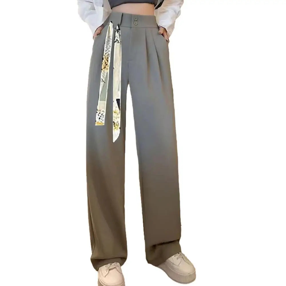 Wide Straight Leg Women's Dress Casual Pants