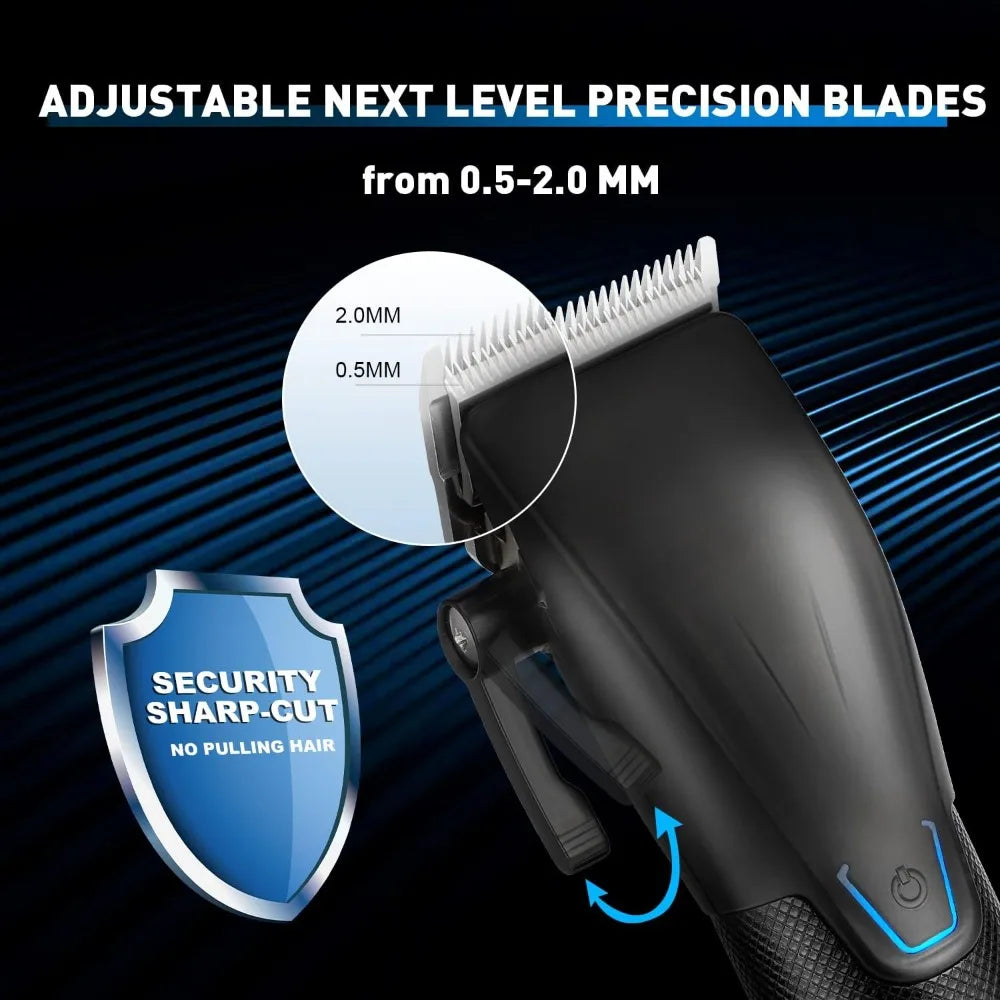 Professional Hair Clippers and Trimmer Kit