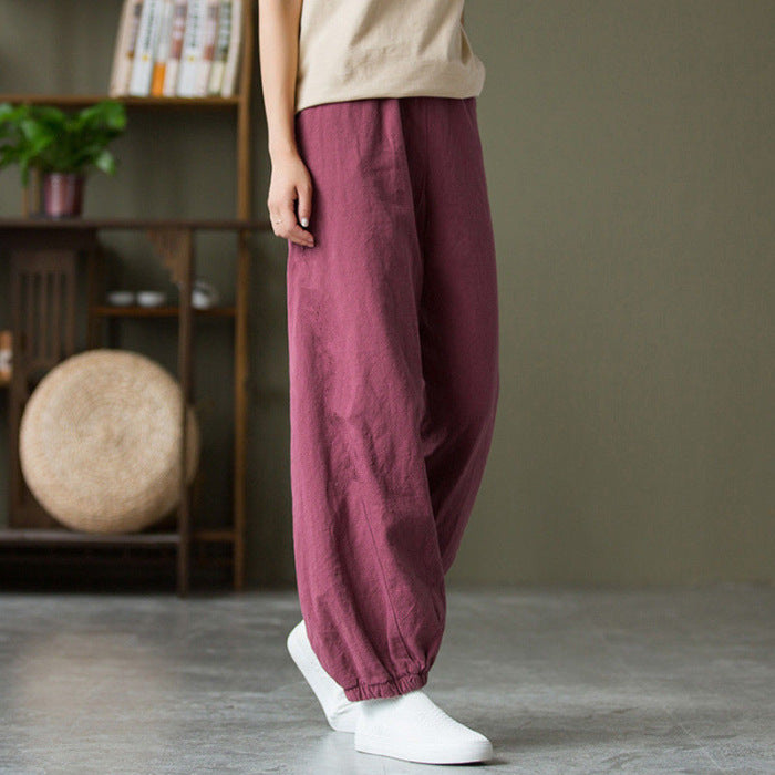 Women's New Art Retro Loose Relaxed Pants