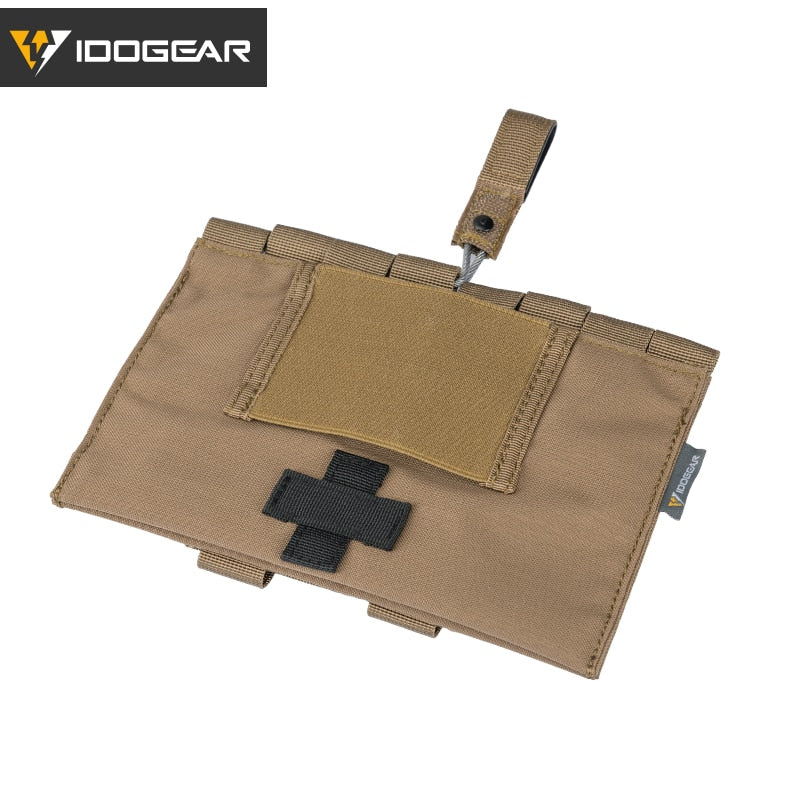 IDOGEAR Tactical Medical Pouch Organizer First Aid Kit Bag MOLLE 9022B Medical Emergency Equipment Airsoft Hunting 3548