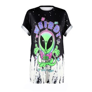 PLstar Cosmos ANTI-SOCIAL 3D Printing T-Shirt GOTH GANG Harajuku Punk Plus Size S-3XL