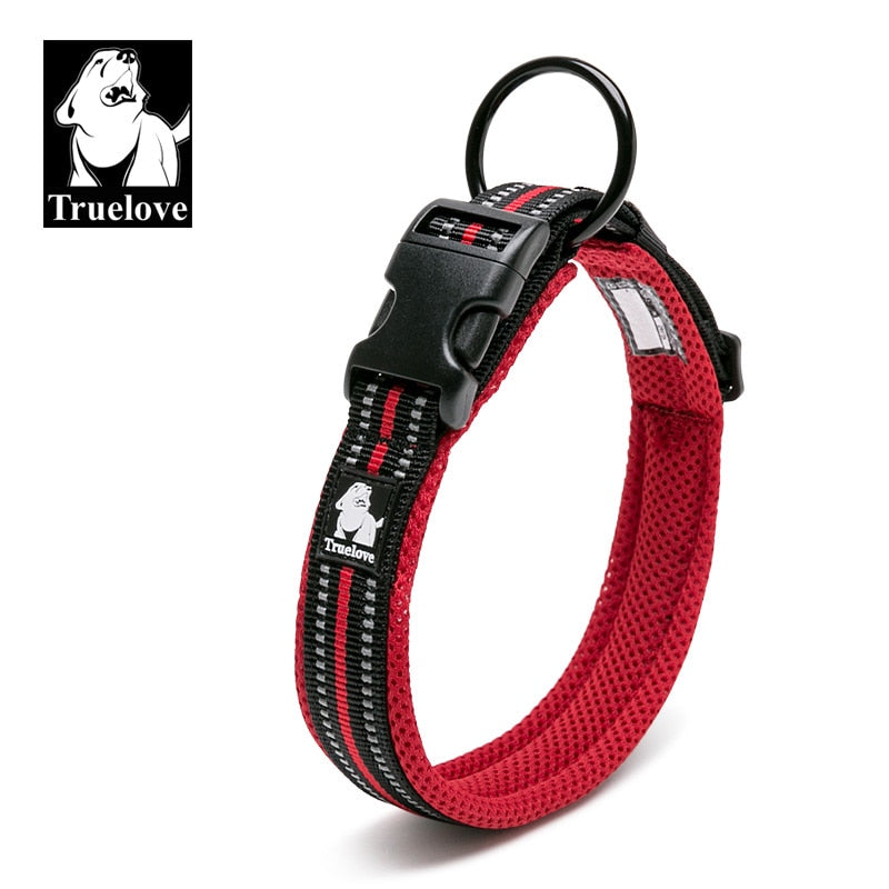 Truelove Pet Dog Collar Nylon Adjustable Webbing Padded Soft Reflective Durable Heavy Duty Training Custom Luxury Cat TLC5011