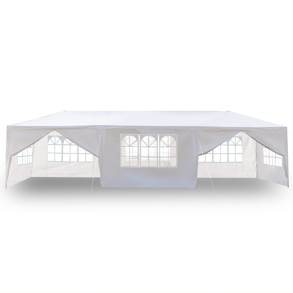 3 x 9m 7/8 Sides Waterproof Tent with Spiral Tube Wedding Tent Outdoor Gazebo Heavy Duty Pavilion Event US Warehouse - DJVWellnessandPets