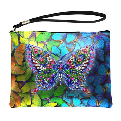 HUACAN 5D DIY Diamond Painting Wallet Women Mandala Diamond Embroidery Art Kits Special Shaped Handbag