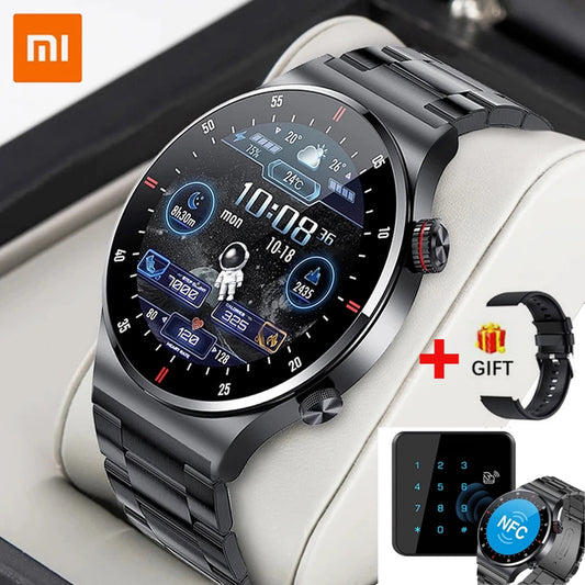 XIAOMI NFC Bluetooth Call Bussiness ECG+PPG Blood Pressure Monitor Sports Fitness Smart Watch for Android IOS