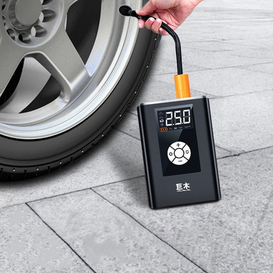 12V 150PSI Portable Car Air Compressor 4000mAh Rechargeable Battery Electric Tire Inflator Pump for Motorcycle Bike Tyre Balls - DJVWellnessandPets