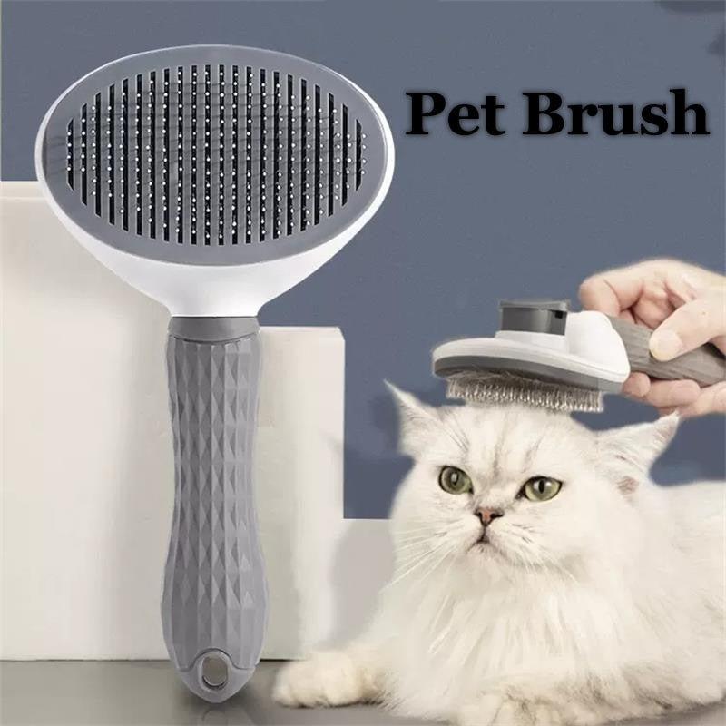 Pet Cat Brush Dog Comb Self Cleaning Pet Hair Remover Brush For Cat Dog Grooming Tools Pets Dematting Comb Cats Accessories