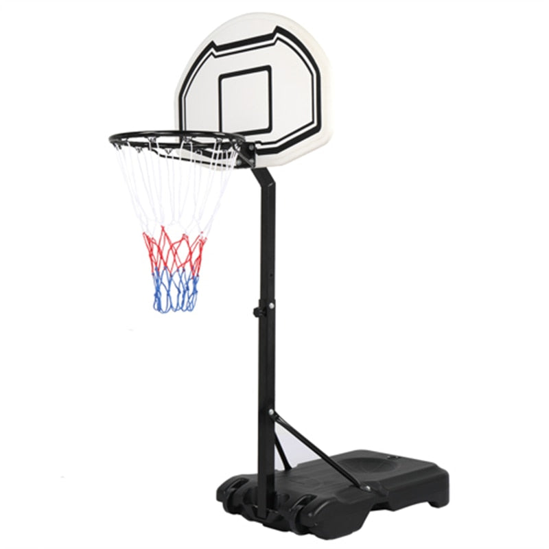 Swim Pool Side Portable Height-Adjustable Basketball Hoop for Team Play